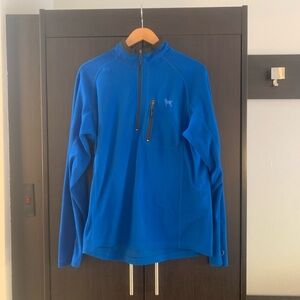 Men’s The Black Dog 1/4 Zip Pullover; Size Large